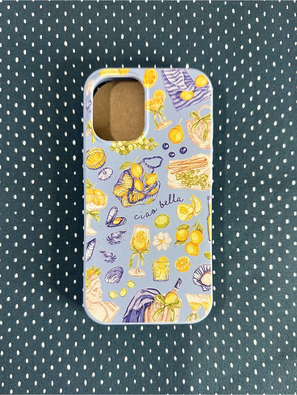 Powder Blue Ciao Bella iPhone 16 Case